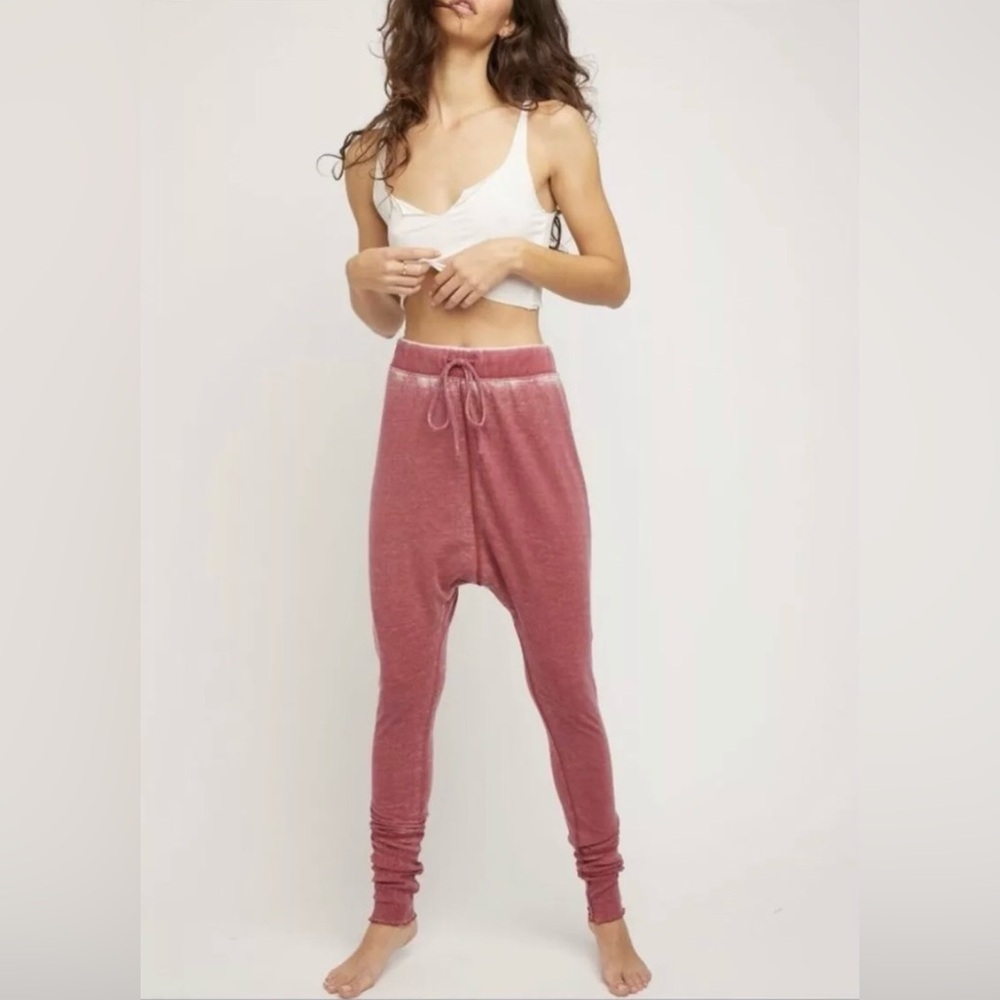 New Free People Jogger Pink Pants Size Medium Women Soft